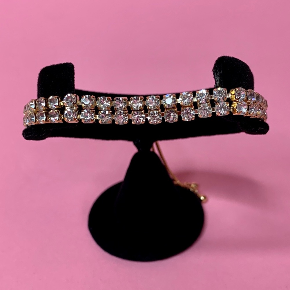 Phoebe Gold Diamanté Bracelet - BOUTIQUE - Picture 5 of 5